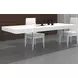 Cloud White High Gloss 78" Rectangular Dining Table