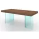 Elm Walnut 78" Rectangular Dining Table