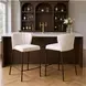 Linz Cream Counter Height Stool Set of 2