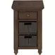 Oliver Brown Rectangular Chairside Table