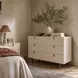 Winfield Cream Antique Brass Dresser