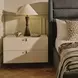 Winfield Cream And Antique Brass Large Nightstand