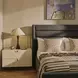 Winfield Cream And Antique Brass Large Nightstand