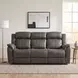 Centeroak Gray 84" Double Reclining Sofa