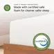 Chime Memory Foam 12" White California King Ultra Plush Mattress