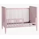 Modern Nursery Pink Convertible Crib