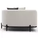 Madera Oatmeal 2 Piece Modular RAF Chaise Sectional with Pillows