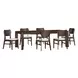 West End Ivory and Saddle Brown Upholstered Side Chair Set of 2