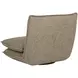 Cassiel Torched Meringue Upholstered Swivel Armless Chair