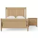 Nordhaven Clear Maple Poster Bedroom Set