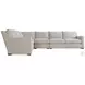 Ventura Beige 4 Piece Fabric Sectional