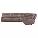 Lawson Sydney Brunette Modular Zero Gravity Power Reclining Sectional with Adjustable Headrest and USB Charging