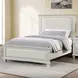 Silver Sands Gray Full Upholstered Panel Bed