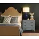 Chamberlain Natural Rattan King Panel Bed With Arched Headboard
