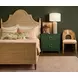 Chamberlain Natural Rattan Queen Panel Bed With Arched Headboard