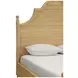 Chamberlain Natural Rattan Queen Panel Bed With Arched Headboard