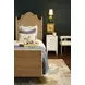 Hammond Matte White Lacquer Soft Close Side Table