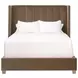 Chandler Brown Queen Upholstered Low Profile Bed