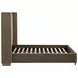 Chandler Brown Queen Upholstered Low Profile Bed