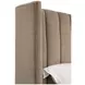 Chandler Brown Queen Upholstered Low Profile Bed