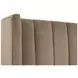 Chandler Caramel and Natural Gray Oak California King Upholstered Panel Bed