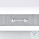 Indira Glossy White And Chrome Coffee Table With LED Light