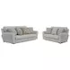 Chappy Linen Lay Flat Reclining Living Room Set