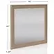 Wilmington Sand Cane Mirror