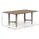 Wilmington Sand HiLo Triad Dining Table