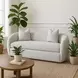 Blue Mallee Mendocino Beach 85" Cali Sofa
