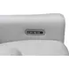 Chester Denisa Soft White Leather 76" Power Reclining Console Loveseat with Power Lumbar and USB Charging