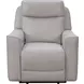 Chester Denisa Soft White Leather Power Reclining Living Room Set with Power Lumbar and USB Charging