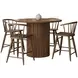 Auden Chestnut 5 Piece Counter Height Dining Set