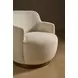 Chloe Colorado Natural Performance Fabric Upholstered Swivel Chair