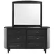 Skyline Onyx Rectangular Dresser Mirror