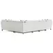 Mila Beige 5 Piece Modular Sectional with LAF Chaise and Pillows