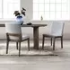 Kody Stone Gray Upholstered Dining Chair Set of 2