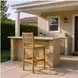 Corde Beige Bar Stool
