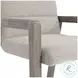 Monolith Beige Performance Fabric Arm Chair Set of 2