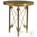 Viraan Antique Brass Cocktail Table