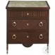 Xander Mahogany Wood Side Table
