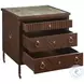 Xander Mahogany Wood Side Table