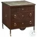 Xander Mahogany Wood Side Table