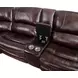 Denver Brown 6 Piece Modular Power Reclining Sectional with USB Charging