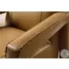 Cresthaven Pleasant Brittle Leather Accent Chair