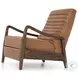 Chance Dakota Warm Taupe Leather Recliner