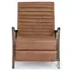 Chance Dakota Warm Taupe Leather Recliner
