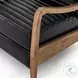 Chance Dakota Black Leather Recliner