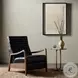 Chance Dakota Black Leather Recliner