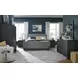 Kinsley Black Heron 2 Drawer Nightstand with USB Charging